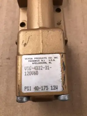 Versa Products VSG-4332-31-120V60 4-Way Solenoid Valve 40-175PSI 12W