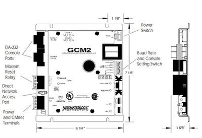 ALC Automated Logic Corporation GCM2 Gateway Communication Module [Refurbished]