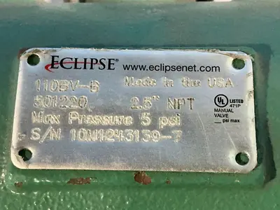 Used ECLIPSE 110BVB Chemical & Process Equipment Ohio US | HGR 24 #1548271