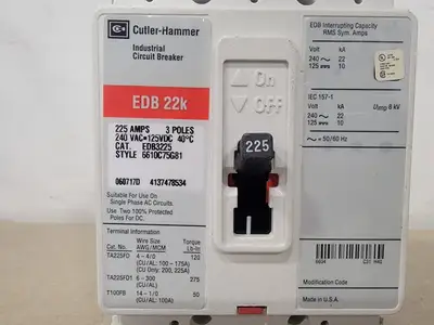 Used EATON EDB3225 Switchgears British Columbia CA | Lenmark #367139
