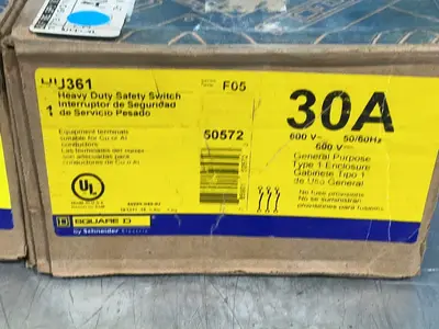 New | in-Stock SQUARE D HU361 Switchgears Ohio US | HGR 24 #1278539