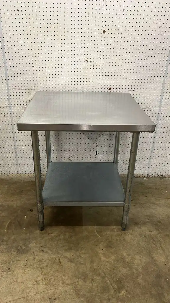 Used Falcon Restaurant Supply, Inc. Used 30" x 30" x 34" Stainless Steel Table - JJ Food Prep Tables Illinois US | Falcon Restaurant Supply #1373590