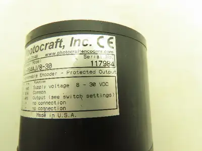 Photocraft RL-P64AJ/8-30 Incremental Shaft Encoder 8-30VDC