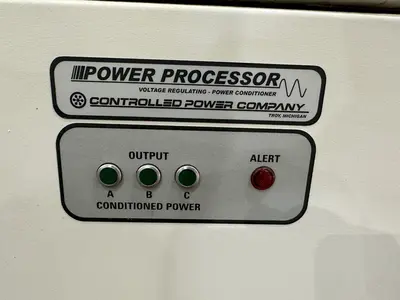 50 KVA CONTROLLED POWER COMPANY MODEL #8DNX-50K-7-A POWER VOLTAGE REGULATOR: STOCK #19845