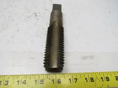 Vermont 1-3/8-6 2pc 4 Flute Tap Set Taper Plug Bottom HHS Bright
