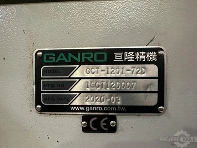 USED 2020 GANRO TAIWAN GCT 1201 72D