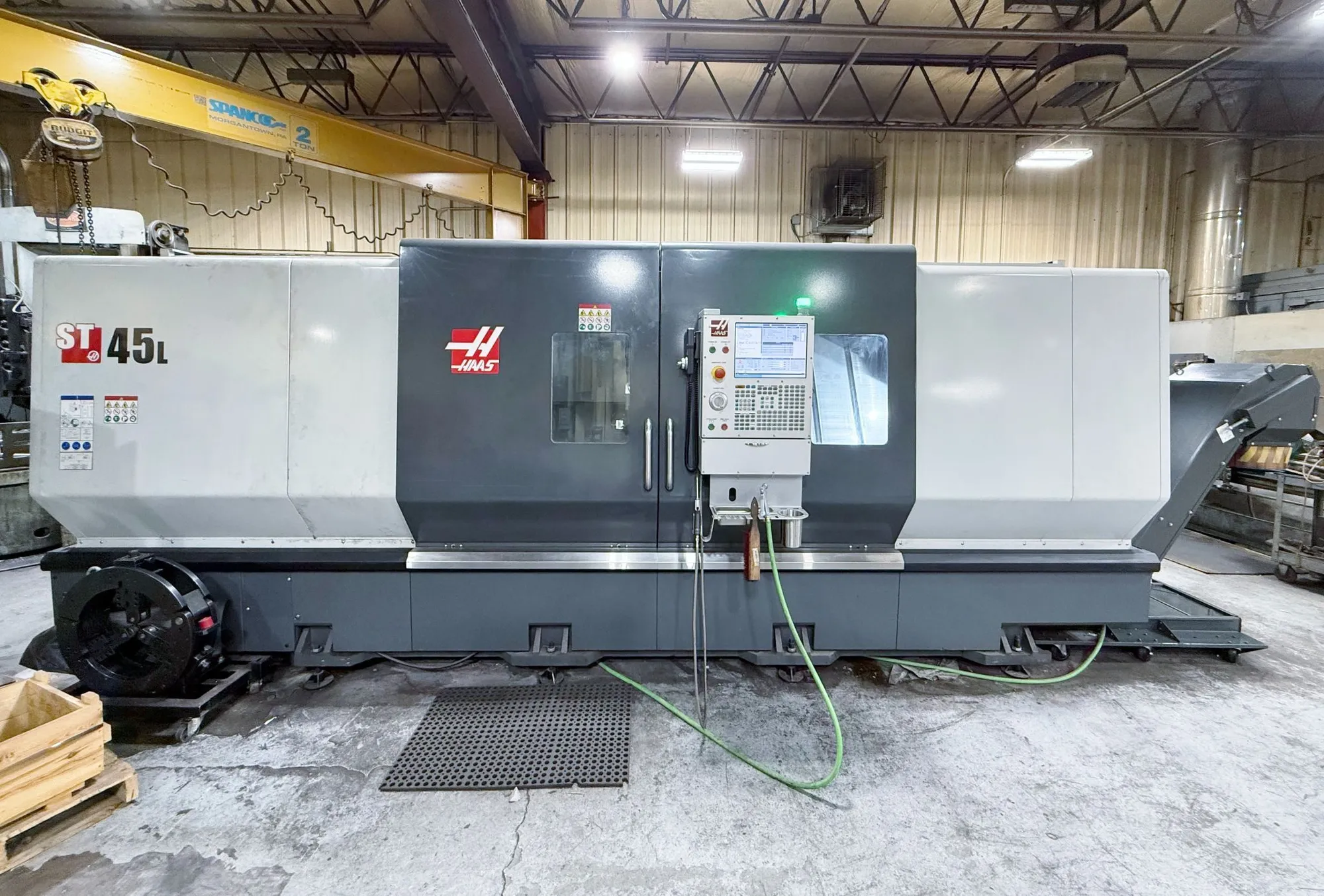 Used 2020 HAAS ST-45L CNC Lathes Maryland US | Clark Machinery Sales, LLC #1309544