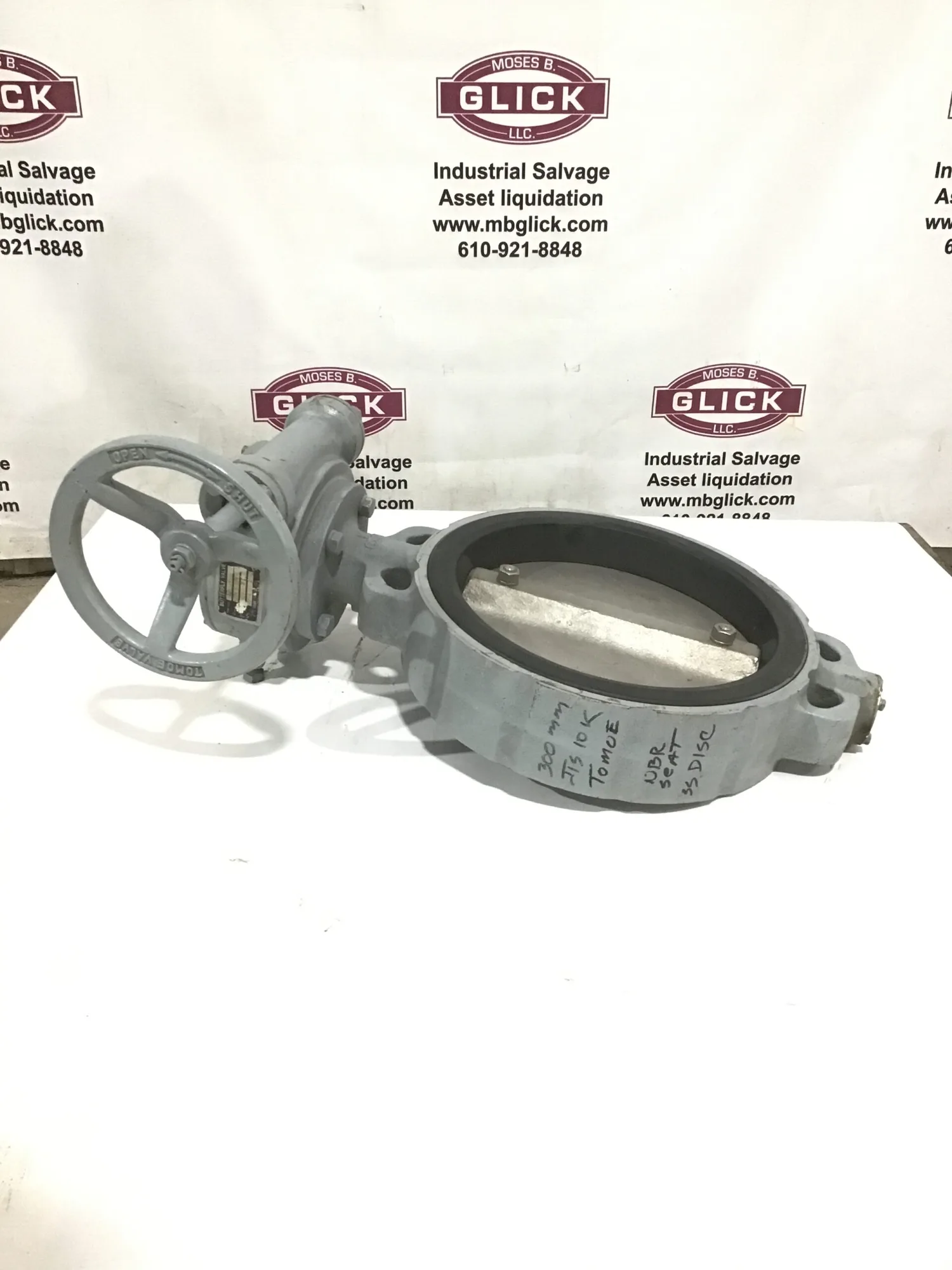 Tomoe T00E-2S-300A 12″Gear-Operated Butterfly Valve