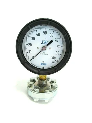NEW WIKA 9834362-0016 PRESSURE GAUGE 100PSI 1/2" 98343620016