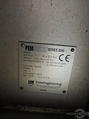 Used 2009 PEMSERTER 2000 Insertion Machines Georgia US | The Equipment Hub #1300288
