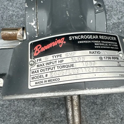New | in-Stock Browning E436/L09112776N Speed Reducers California US | Davliegogo LLC #1707276