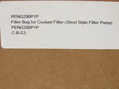 PENG200P1P Polyester Felt Liquid Filter Bag 200 Micron Sz 1 (14")  Box of 50