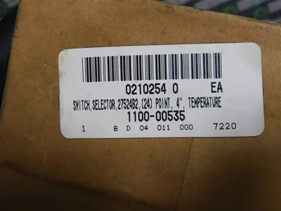 The Lewis Engineering Co. 27S24B2 24 Point Temp. Selector Switch 4" Face New