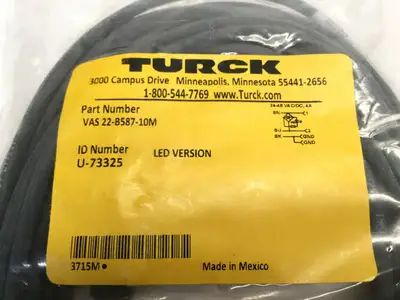 New | in-Stock Turck U-73325 Bus Bars & Plugs Michigan US | Maverick Industrial Sales #1390938