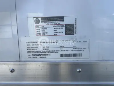 NEW 2022 STALLION MANUFACTURING LLC SM8.524TA3 ENCLOSED TRAILER