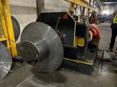 24” x .090” x 5,000# Ruesch Slitting Line With Option For Second Head