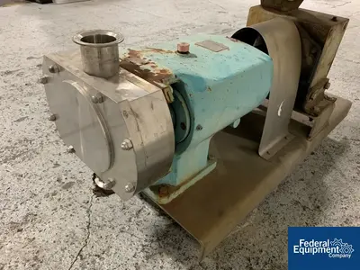 USED G & H Products 2.5" G & H Rotary Lobe Pump, S/S, 15 HP