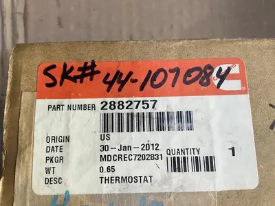 Cummins Thermostat PN 2882757