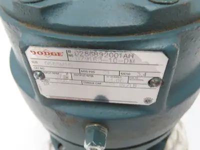 Dodge 079163-10-DM Gearbox 3.4:1 Speed Reducer 3HP 515rpm 56C Inline Gear Box