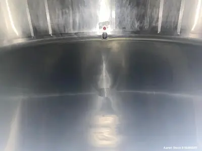Used 4,500 Gallon Stainless Steel Mixing Tank | Trinity Horizontal Vessel w/ Admix Rotosolver
