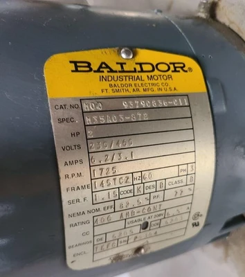 USED baldor V50190070