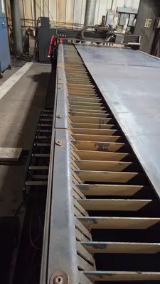 21' X 6'  INTEGRATED CUTTING SYSTEMJS CNC PLASMA TABLE WITH Linatrol CONTROL AND HYPERTHERM #HPR260 POWER SUPPLY: YOBRO #25027