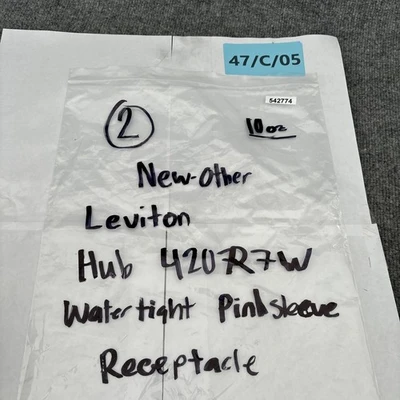 New | in-Stock Leviton 420R7W Misc Electrical & Power Parts California US | Davliegogo LLC #1710497