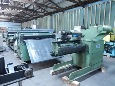 USED GABELLA CUT TO LENGTH/SLITTING LINE 1550 X 2 MM CNC