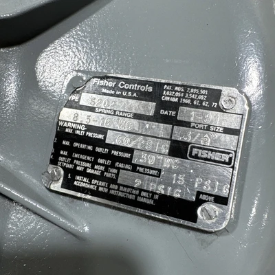 NEW Fisher Controls S202-CFC