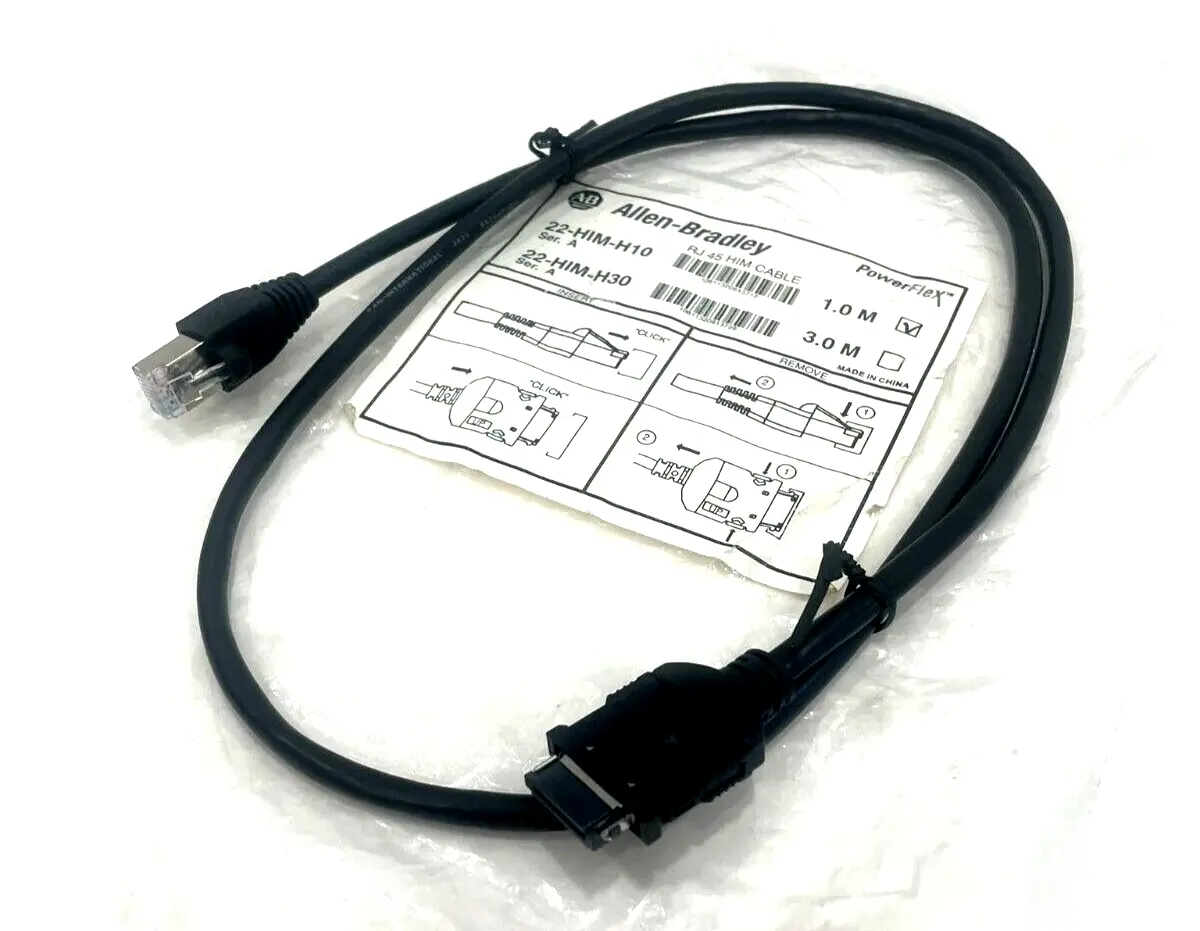 ALLEN BRADLEY 22-HIM-H10 RJ 45 HIM CABLE 22HIMH10 NEW, SURPLUS