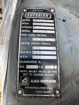 USED WHITE SUPERIOR 130CX