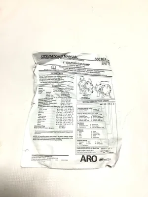 ARO 93706-1/90533 Metallic Air Operated Double Diaphragm Pump
