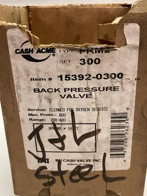 New | in-Stock CASH ACME 15392-0300 Pump & Valve Parts Ohio US | Surplus Asset Holdings #1236439