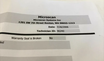 USED Microscan Barcode Scanners Decoders FIS-6700-0003