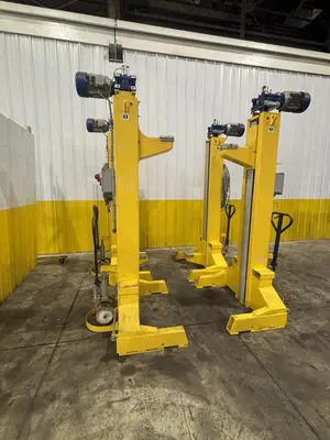 80,000 LBS WHITING MODEL #SCM-100F.4 PORTABLE RAIL ROAD LIFT JACKS, 2015: STOCK #23685