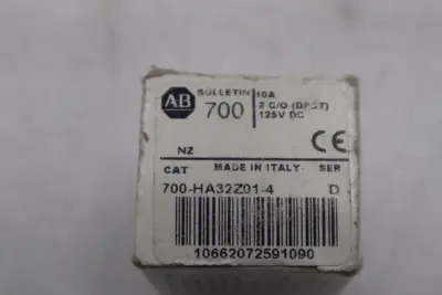 ALLEN BRADLEY 700-HA32Z01-4 Series D 700HA32Z014  125 V DC STOCK K-3411
