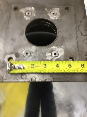 USED METAL FABRICATOR HOPPER
