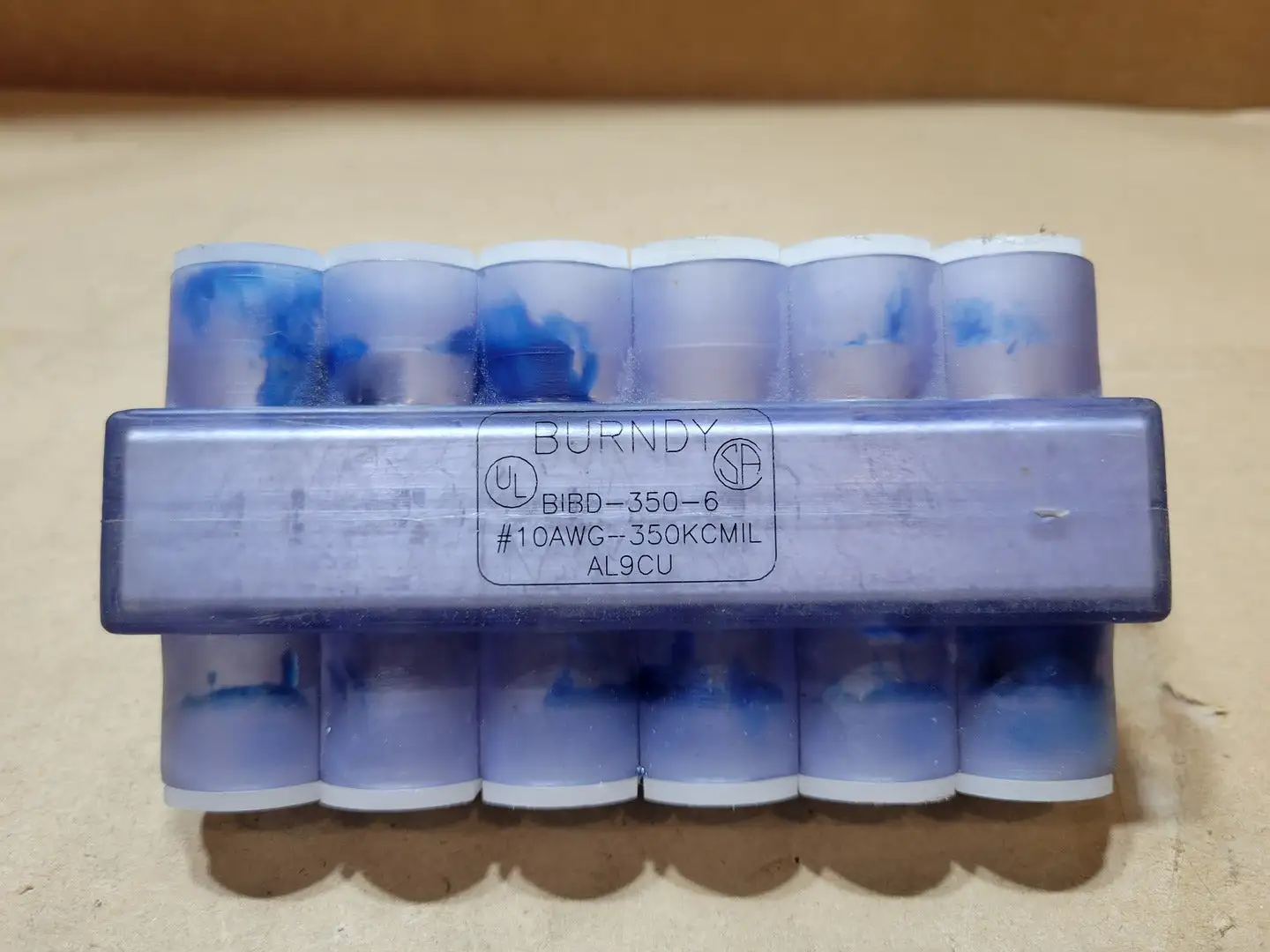 Used BURNDY BIBD-350-6 Terminal Blocks British Columbia CA | Lenmark #1489046