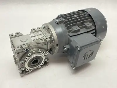 Used Techtop Electric Motor 0.35HP w/ Varvel FRT40 B3 i=7 Gear Reducer 7:1 Gearmotors Michigan US | Maverick Industrial Sales #1389612