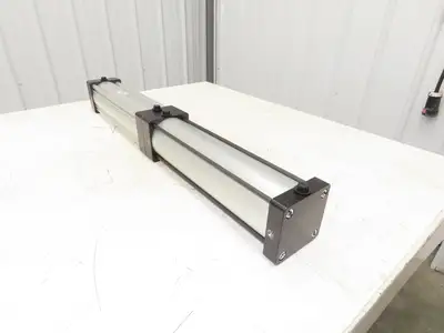 Parker 1P4MA0005513 Multi-Stage Pneumatic Air Cylinder 4" Bore 14" Stroke 250PSI