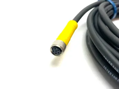 New | in-Stock Turck Flexlife Sgl-Ended M8 6-Pin Female to 6-Wire Cordset 13' Length Connector Accessories Michigan US | Maverick Industrial Sales #1462988
