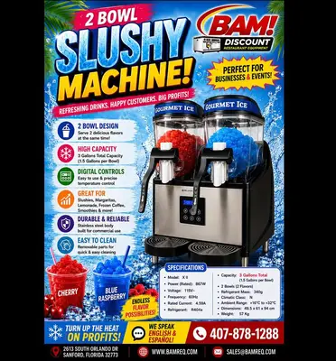 Bunn 58000.0120 Ultra NX Black Double 3 Gallon Slushy Machine - 120V