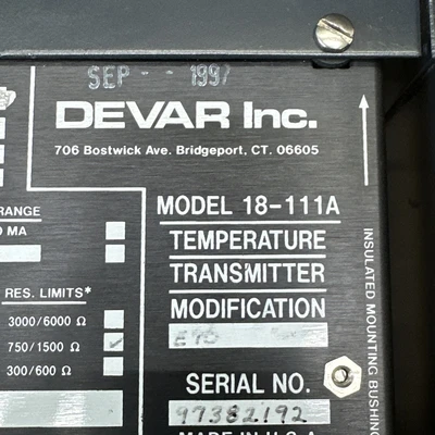 USED DEVAR 18-111A