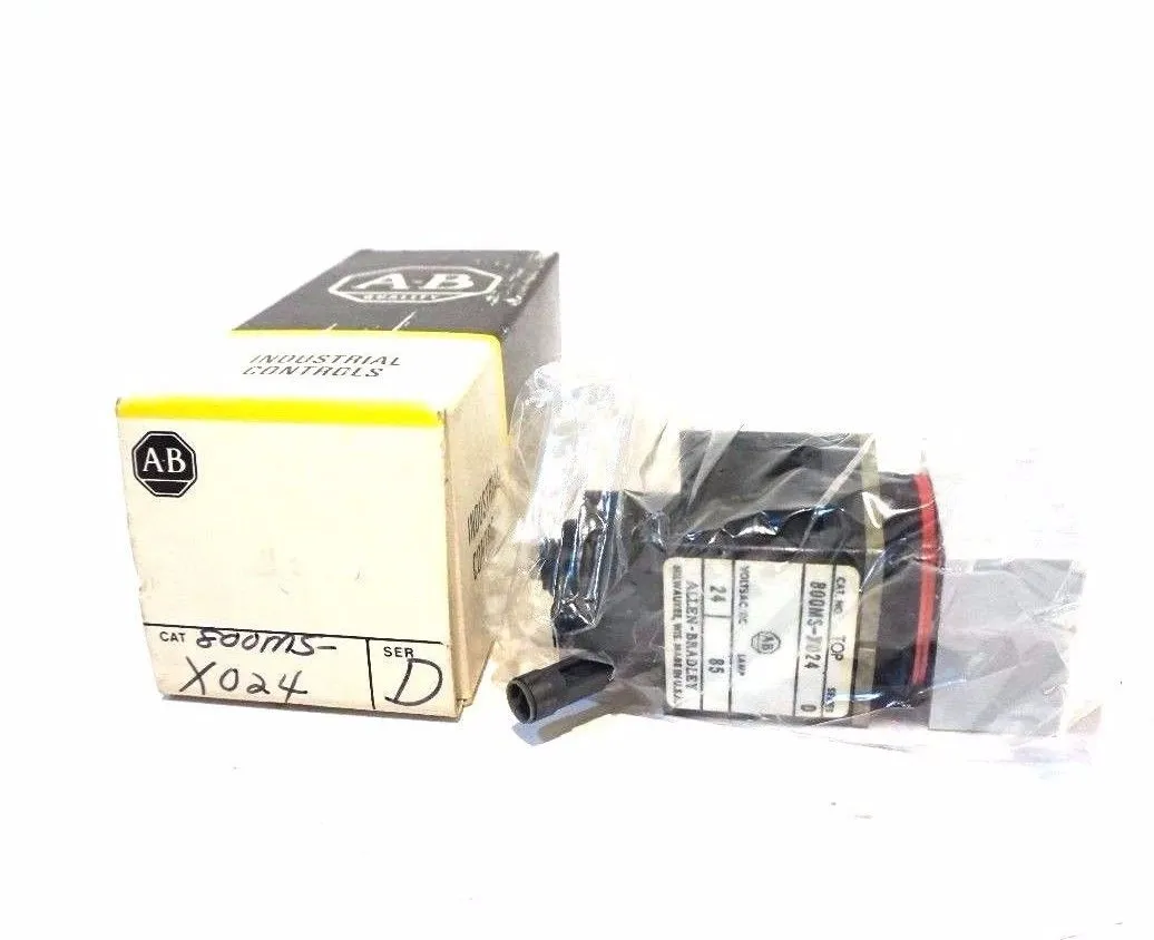 NEW ALLEN BRADLEY 800MS-X024 PUSHBUTTON SER.D 800MSX024