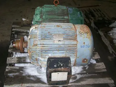 USED WESTINGHOUSE 30 HP ELECTRIC MOTOR