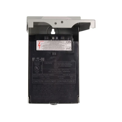 Eaton DPU222R Air Conditioning Disconnect, Non-Fused Pullout, 60A, 120/240V [New]