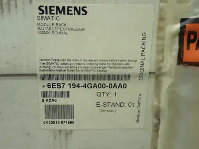 New | in-Stock SIEMENS 6ES7 1944GA000AA0 PLC Processors | HGR 24 #753299