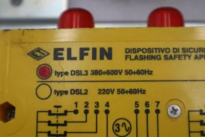 ELFIN 050ASL500FI10 Three-Phase Flashing Safety Device 220-690V STOCK 2076-A
