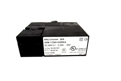 NEW SCHMERSAL AZM 170SK-02ZRKA SAFETY INTERLOCK AZM170SK02ZRKA
