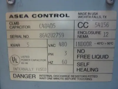 USED ASEA CONTROL C484D5